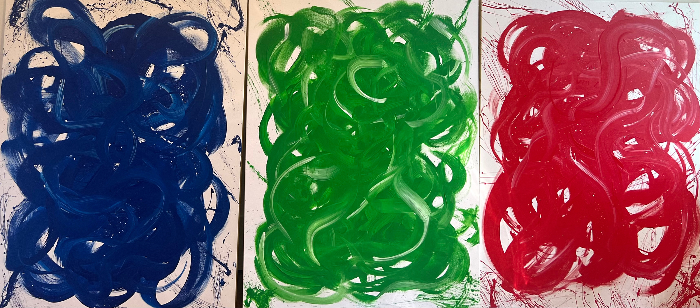 Energy painting by Zhanna Mezhenska
