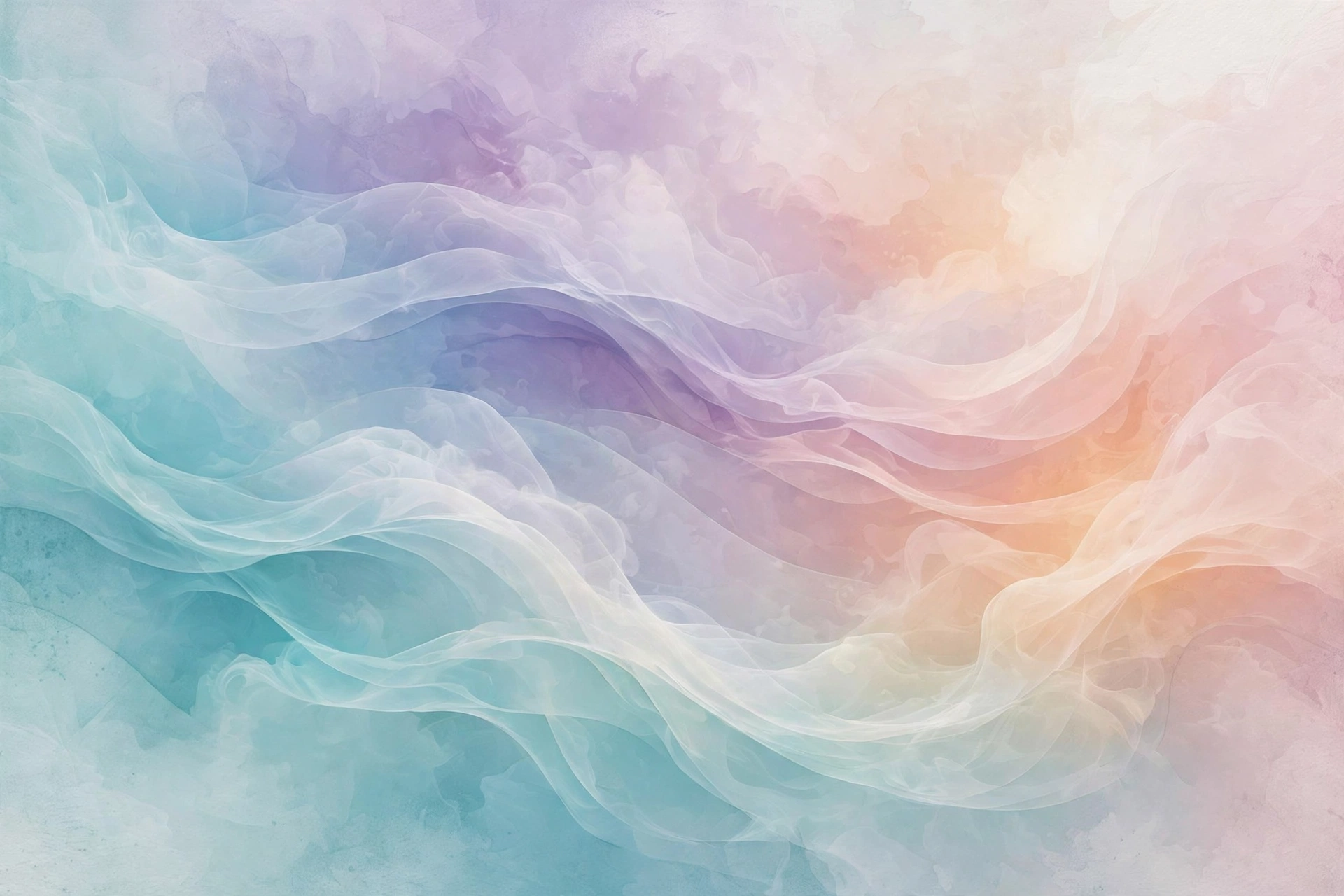 Serene blue and gold abstract artwork representing private energy guidance